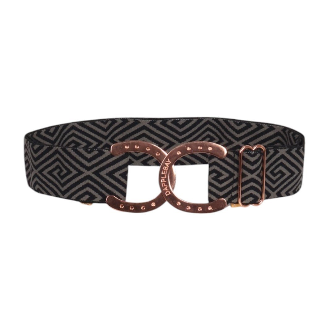 Dapplebay Horse Shoe Belt - Key - Graphite - Dapplebay - Equiluxe Tack