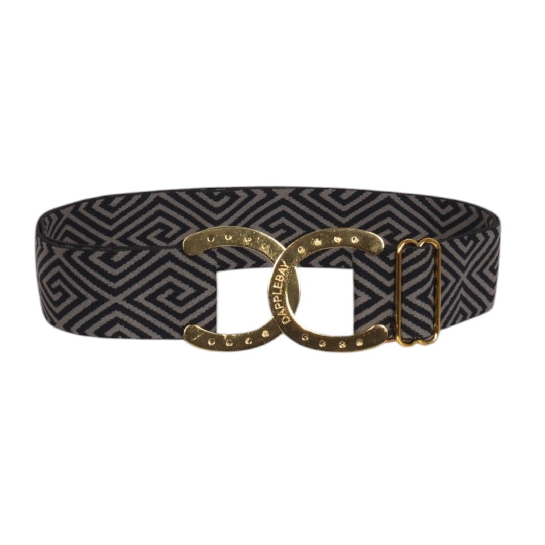 Dapplebay Horse Shoe Belt - Key - Graphite - Dapplebay - Equiluxe Tack