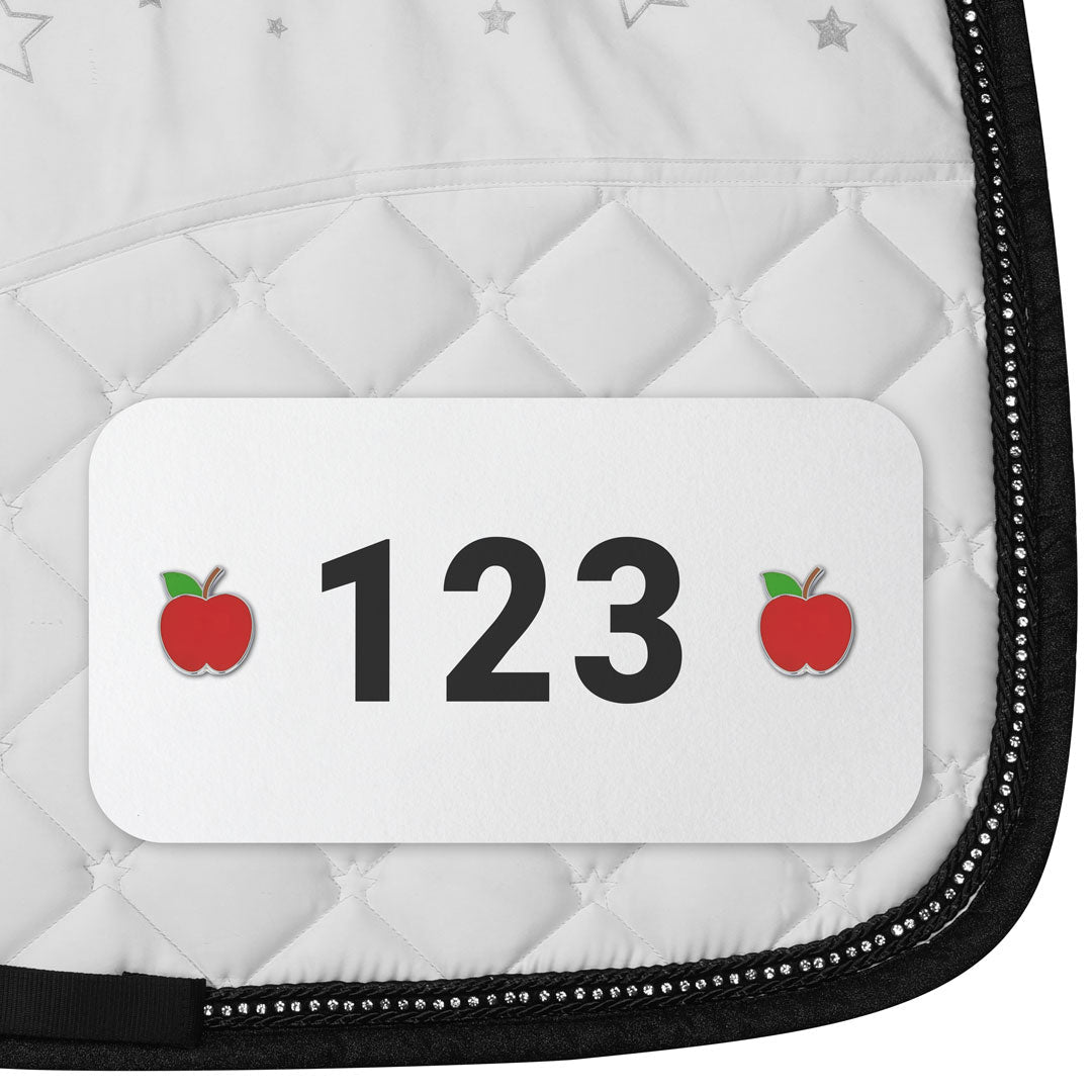 Dapplebay Horse Show Number Pins - Apple - Dapplebay - Equiluxe Tack