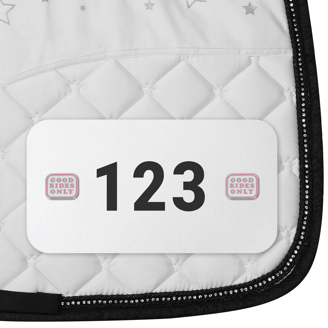 Dapplebay Horse Show Number Pins - Good Rides Only - Dapplebay - Equiluxe Tack