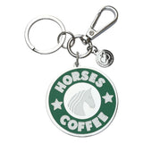 Dapplebay Horses & Coffee - Keychain - Dapplebay - Equiluxe Tack