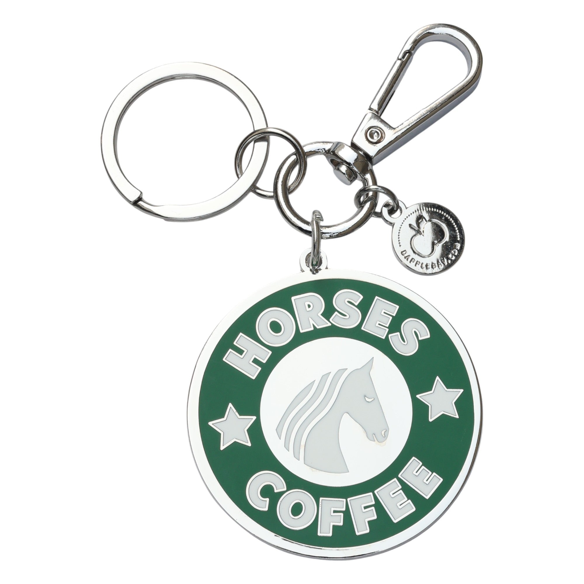Dapplebay Horses & Coffee - Keychain - Dapplebay - Equiluxe Tack