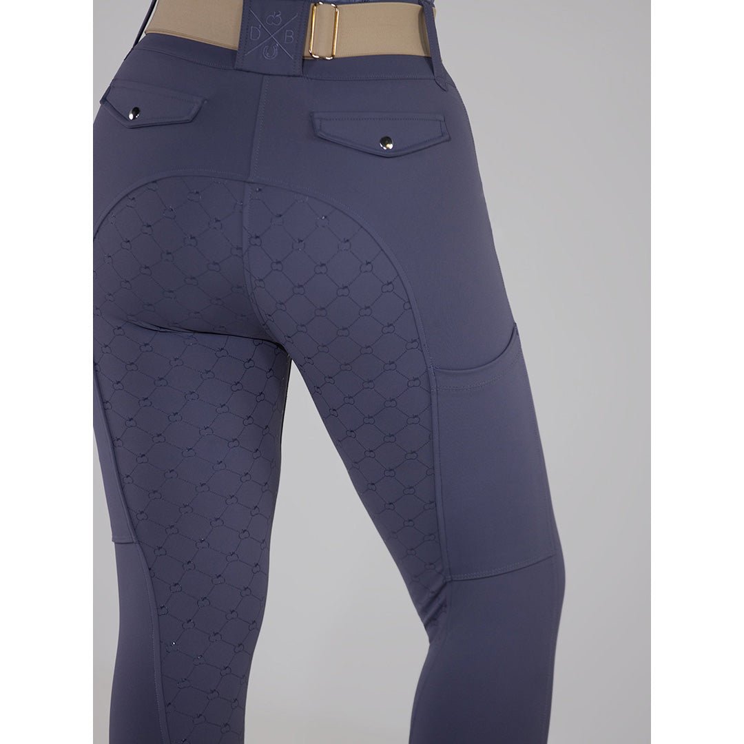 Dapplebay Hybrid Silicone Full Seat Breeches - Purple Dusk - Dapplebay - Equiluxe Tack
