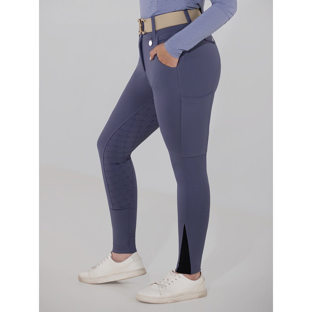 Dapplebay Hybrid Silicone Full Seat Breeches - Purple Dusk - Dapplebay - Equiluxe Tack