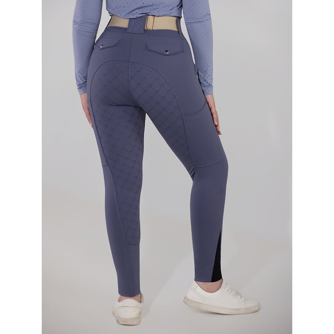Dapplebay Hybrid Silicone Full Seat Breeches - Purple Dusk - Dapplebay - Equiluxe Tack