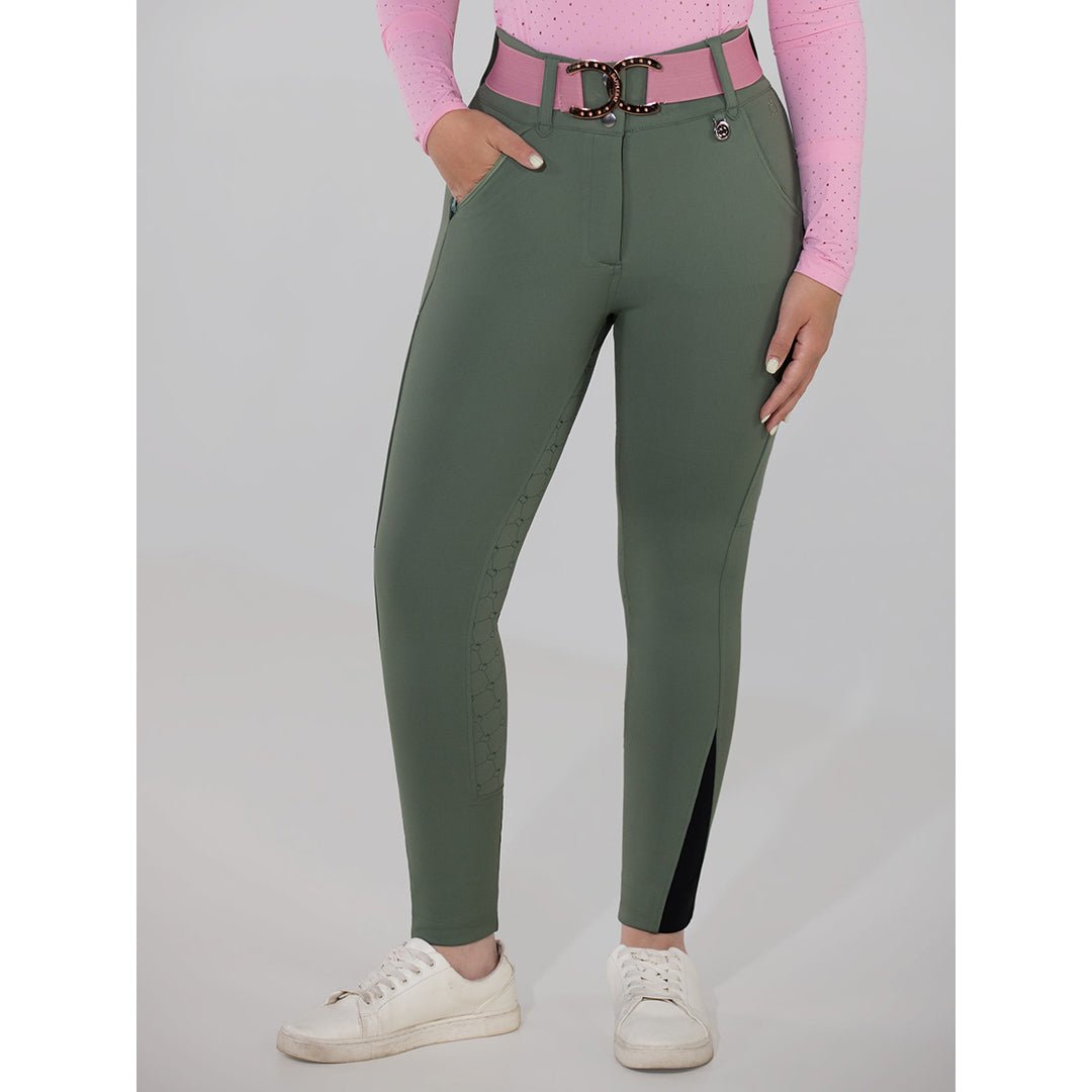 Dapplebay Hybrid Silicone Full Seat Breeches - Rosemary - Dapplebay - Equiluxe Tack