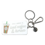 Dapplebay Iced Coffee & Horses - Keychain - Dapplebay - Equiluxe Tack