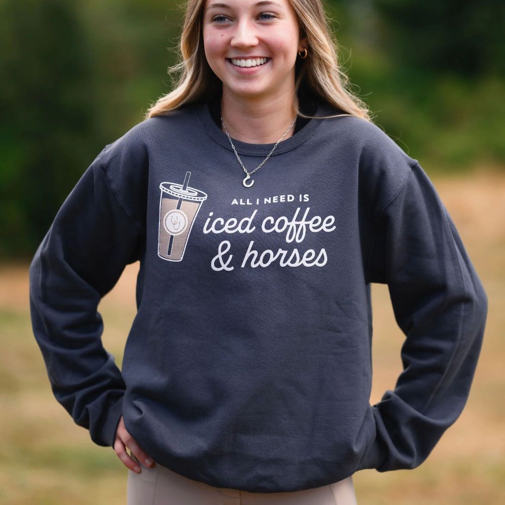 Dapplebay Iced Coffee & Horses Sweatshirt - Dapplebay - Equiluxe Tack
