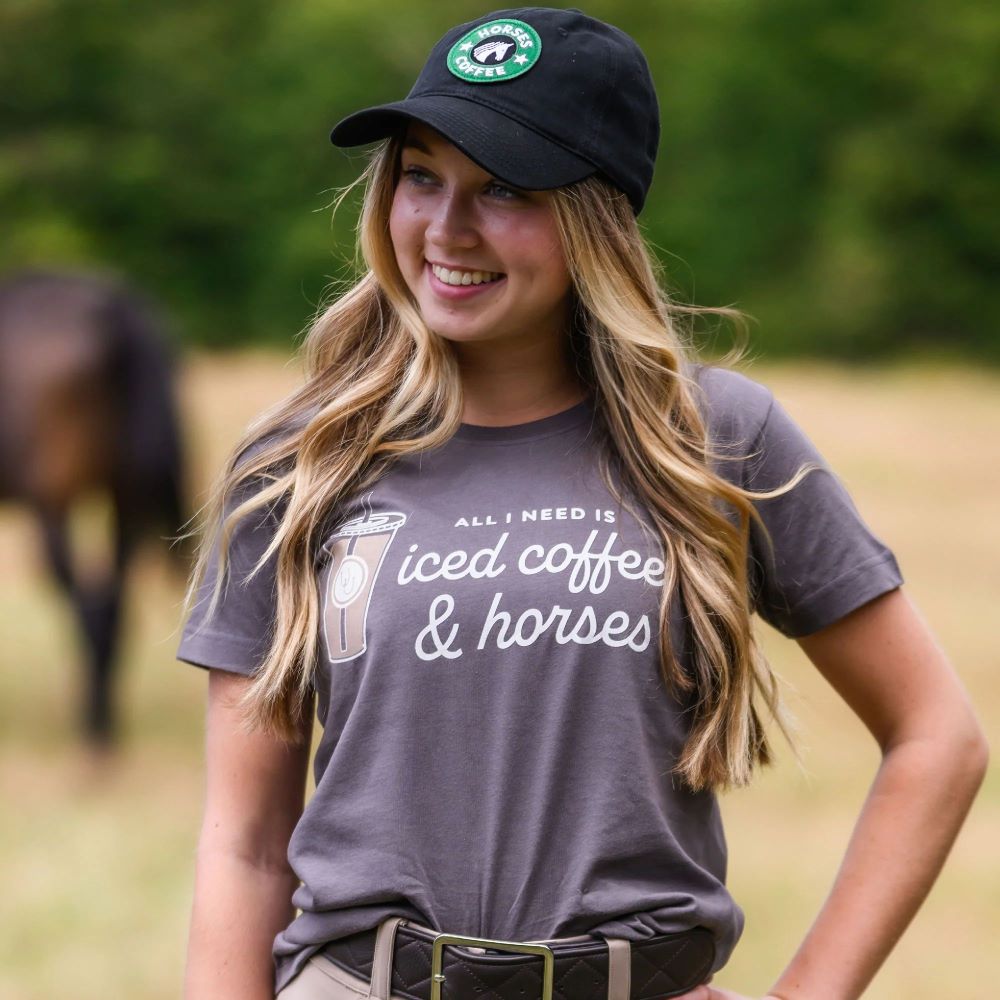 Dapplebay Iced Coffee & Horses Tee - Dapplebay - Equiluxe Tack