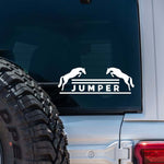 Dapplebay Jumper - Vinyl Decal - White - Dapplebay - Equiluxe Tack