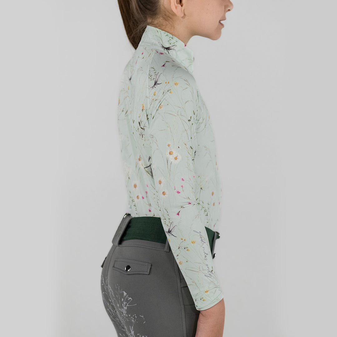 Dapplebay Kids Dragonfly Meadow 1/4 Zip - Long Sleeve - Breeches.com - Equiluxe Tack
