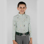Dapplebay Kids Dragonfly Meadow 1/4 Zip - Long Sleeve - Breeches.com - Equiluxe Tack