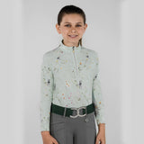 Dapplebay Kids Dragonfly Meadow 1/4 Zip - Long Sleeve - Breeches.com - Equiluxe Tack