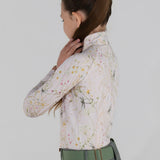 Dapplebay Kids Dragonfly Meadow 1/4 Zip LS Riding Top-Light Pink - Equiluxe Tack