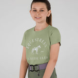 Dapplebay Kids Equestrian Athletic Club Tee - Sage - Dapplebay - Equiluxe Tack