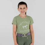 Dapplebay Kids Equestrian Athletic Club Tee - Sage - Dapplebay - Equiluxe Tack