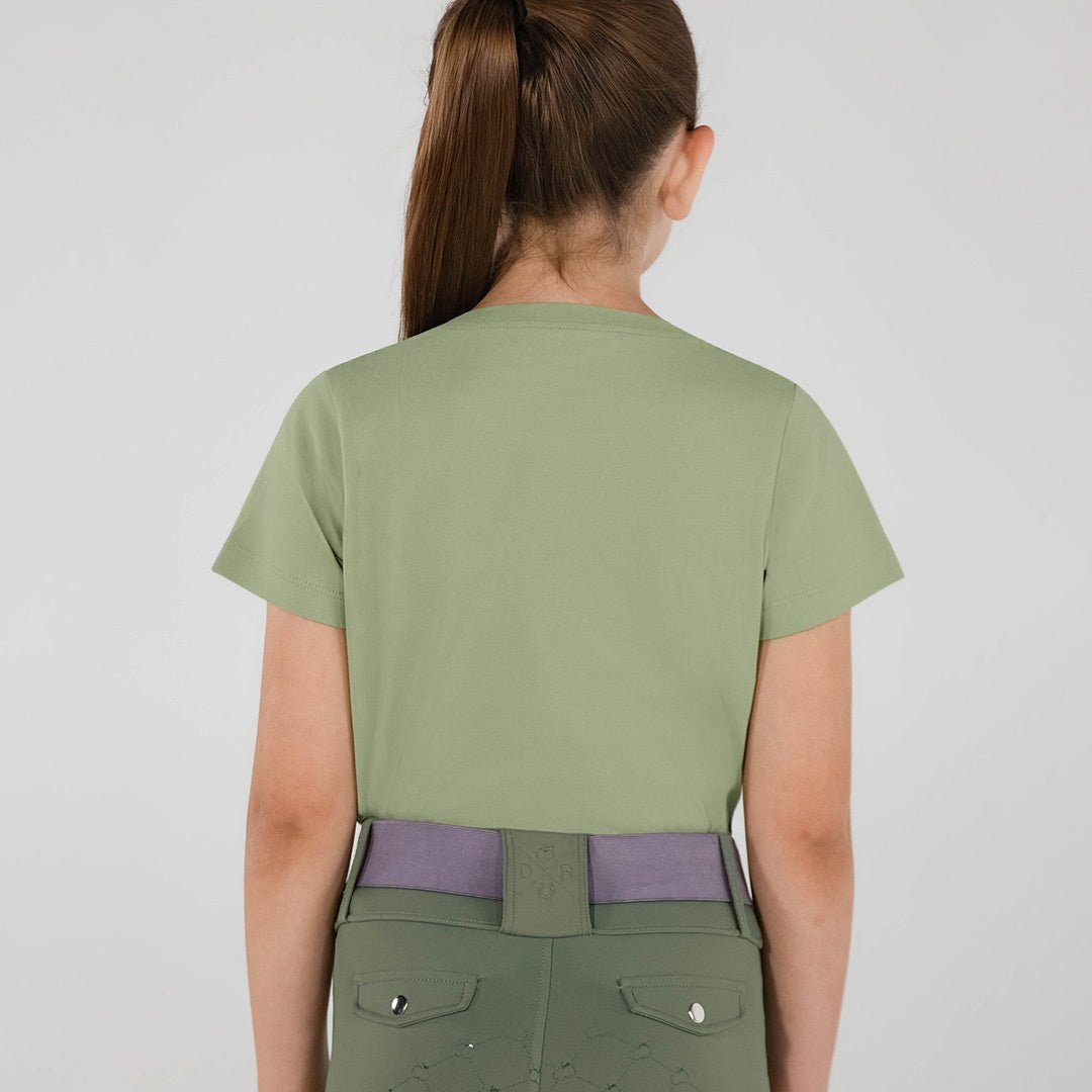Dapplebay Kids Equestrian Athletic Club Tee - Sage - Dapplebay - Equiluxe Tack