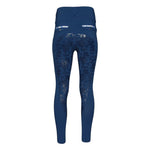 Dapplebay Kids Equestrian Toile Essential Tights - Bright Navy - Dapplebay - Equiluxe Tack