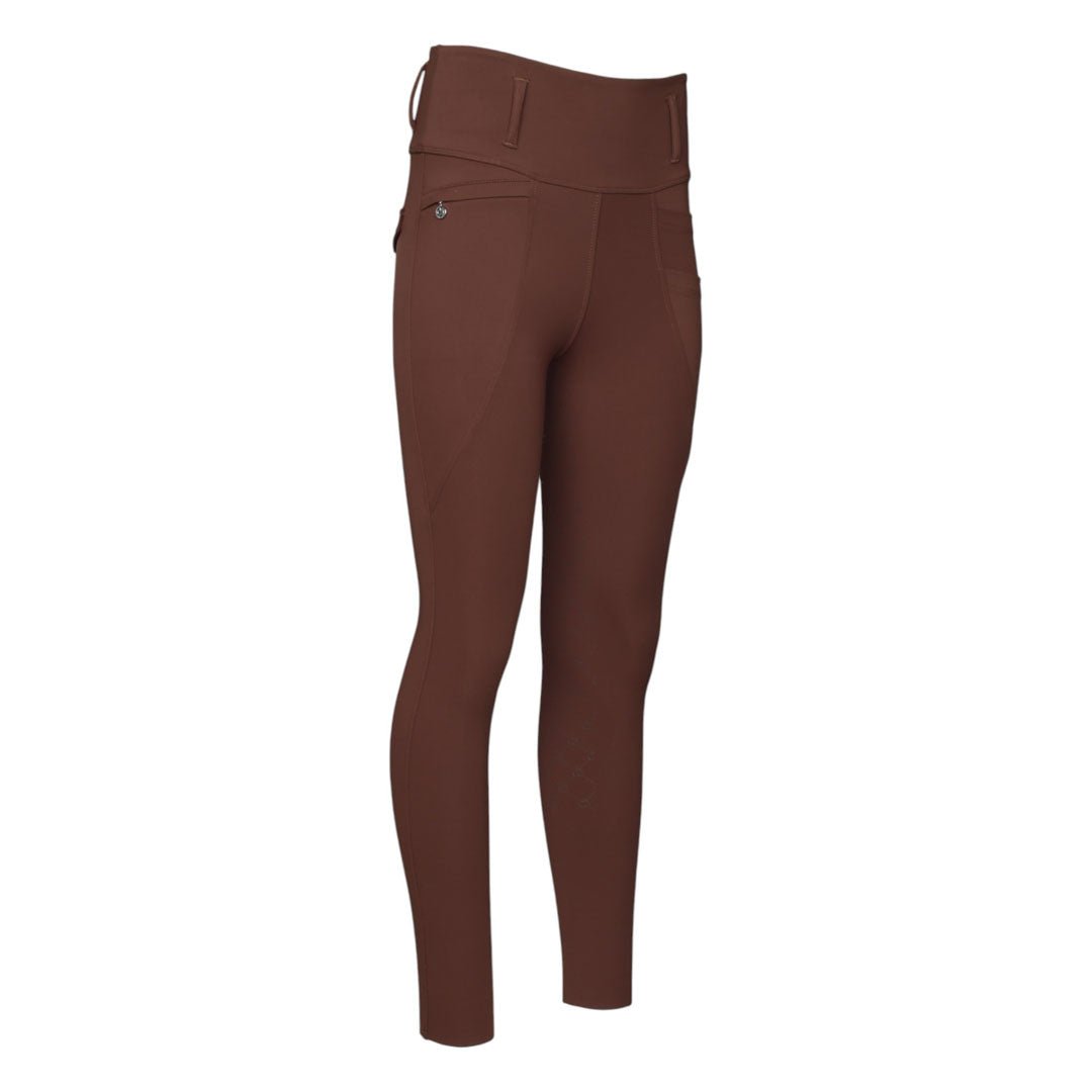 Dapplebay Kids Essential Full Seat Tights - Chocolate - Dapplebay - Equiluxe Tack