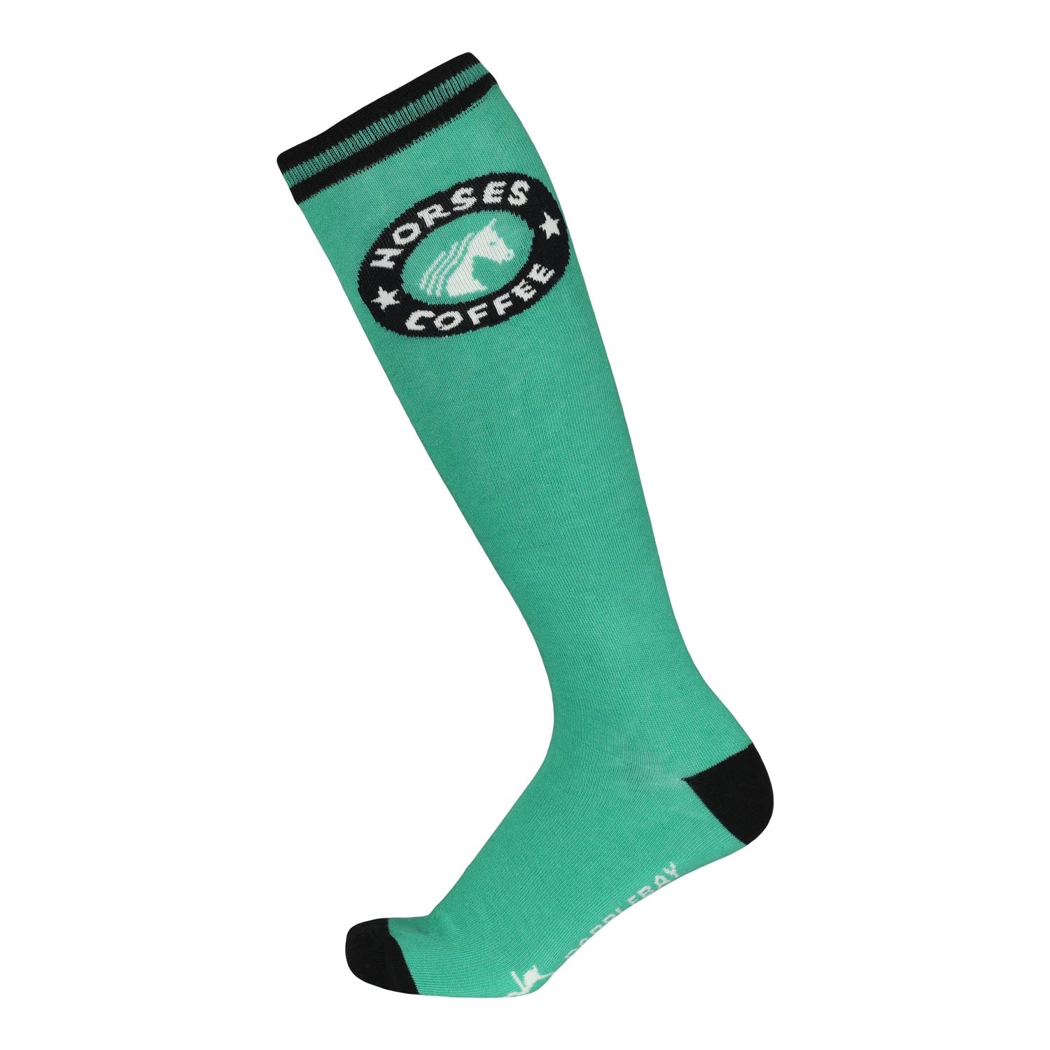 Dapplebay Knit Boot Socks - Horses & Coffee - Dapplebay - Equiluxe Tack