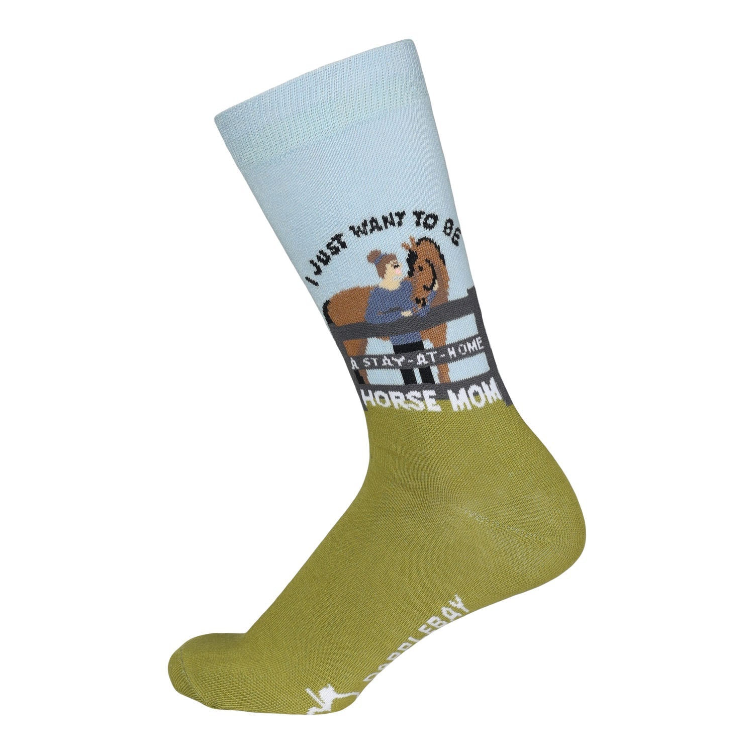 Dapplebay Knit Crew Socks - Horse Mom - Dapplebay - Equiluxe Tack