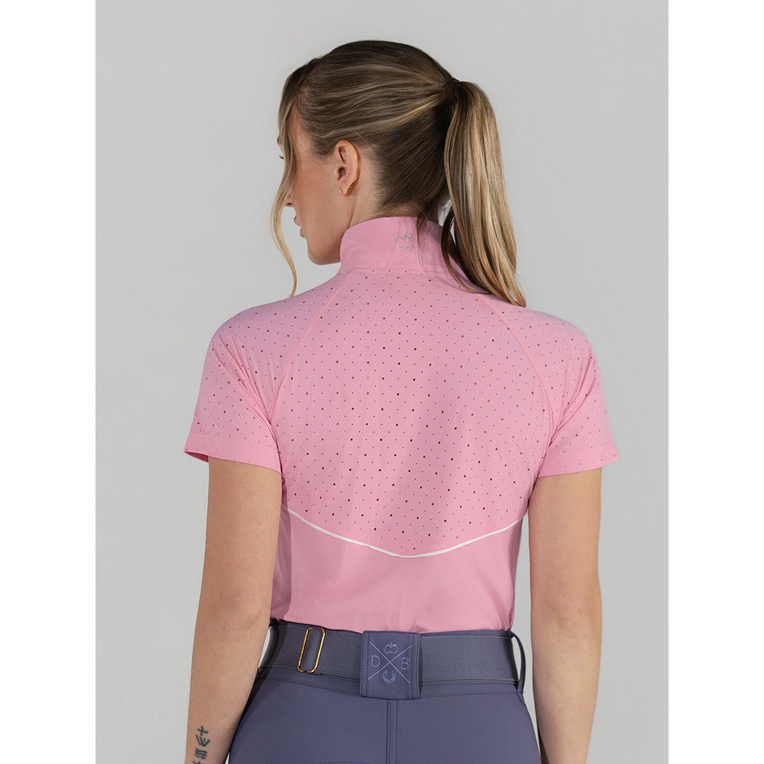 Dapplebay Lady 1/4 Zip Aircut SS Riding Top - Ballet Pink - Dapplebay - Equiluxe Tack