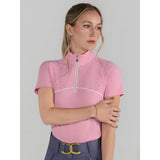 Dapplebay Lady 1/4 Zip Aircut SS Riding Top - Ballet Pink - Dapplebay - Equiluxe Tack