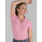 Dapplebay Lady 1/4 Zip Aircut SS Riding Top - Ballet Pink - Dapplebay - Equiluxe Tack