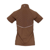 Dapplebay Lady 1/4 Zip Aircut SS Riding Top - Chestnut - Breeches.com - Equiluxe Tack