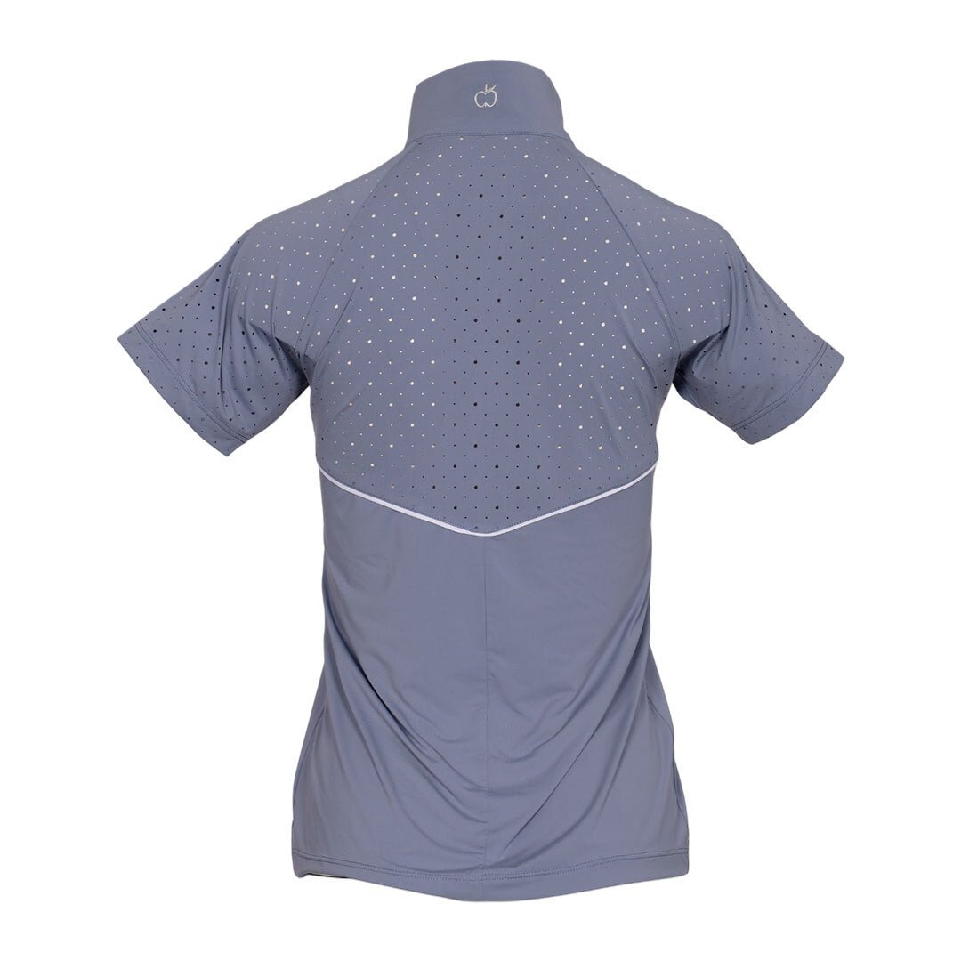 Dapplebay Lady 1/4 Zip Aircut SS Riding Top - Moonrise - Breeches.com - Equiluxe Tack