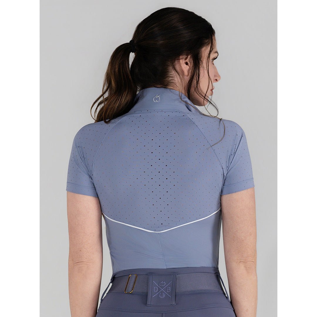 Dapplebay Lady 1/4 Zip Aircut SS Riding Top - Moonrise - Breeches.com - Equiluxe Tack