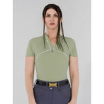Dapplebay Lady 1/4 Zip Aircut SS Riding Top - Sage - Dapplebay - Equiluxe Tack
