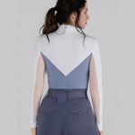 Dapplebay Lady 1/4 Zip LS Show Top - Moonrise - Breeches.com - Equiluxe Tack