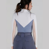Dapplebay Lady 1/4 Zip LS Show Top - Moonrise - Breeches.com - Equiluxe Tack