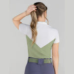 Dapplebay Lady 1/4 Zip SS Show Top - Sage - Breeches.com - Equiluxe Tack