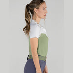 Dapplebay Lady 1/4 Zip SS Show Top - Sage - Breeches.com - Equiluxe Tack