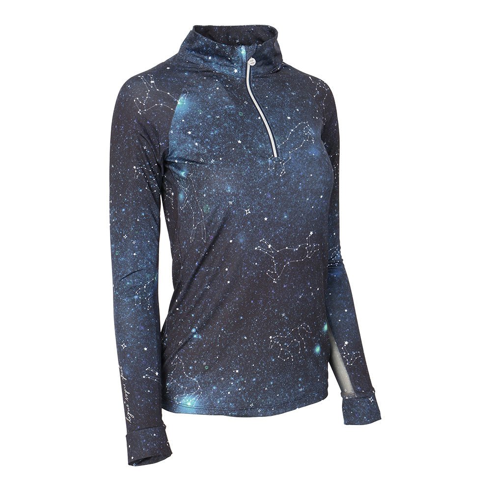 Dapplebay Midnight Constellation Ladies 1/4 Zip Riding Top - Dapplebay - Equiluxe Tack