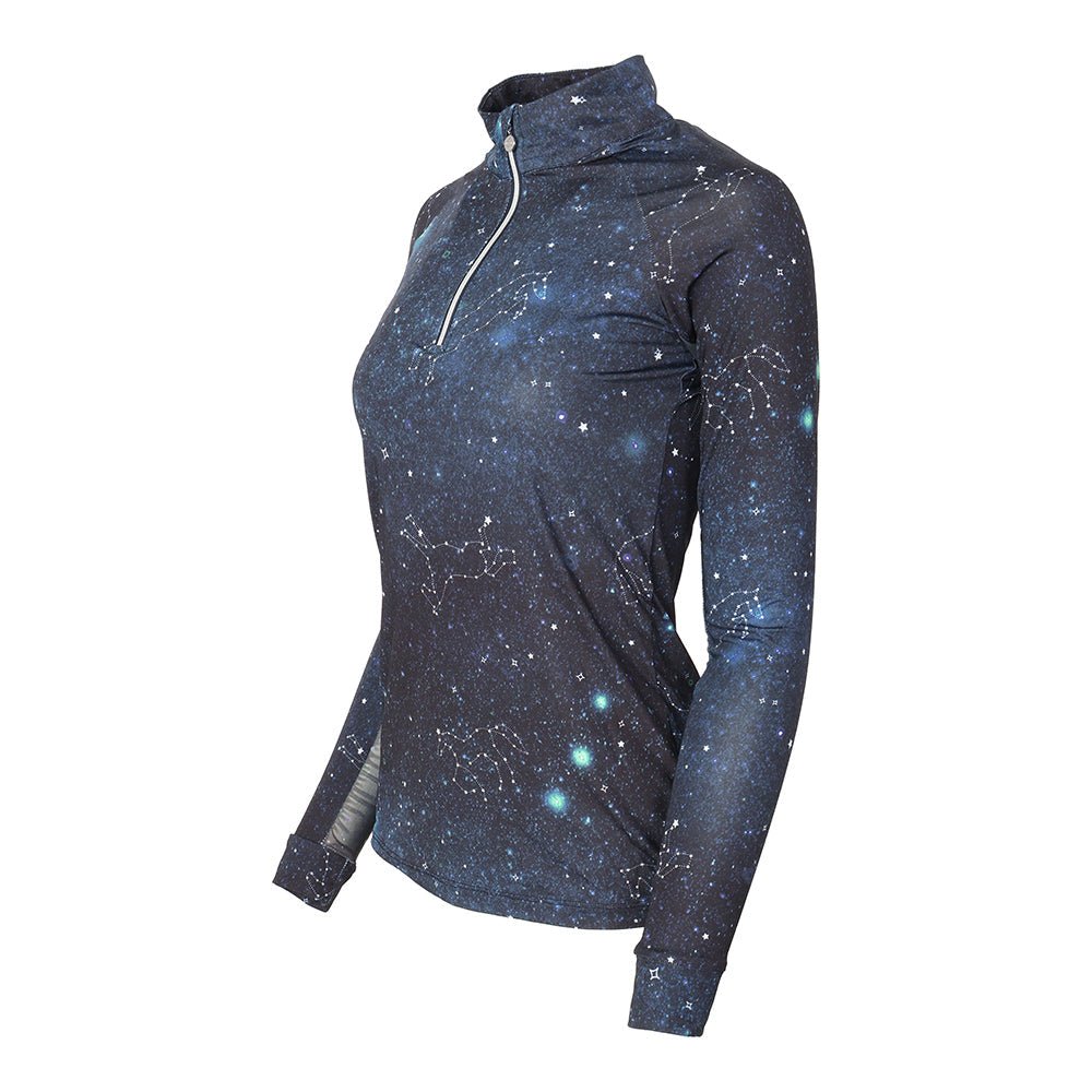 Dapplebay Midnight Constellation Ladies 1/4 Zip Riding Top - Dapplebay - Equiluxe Tack