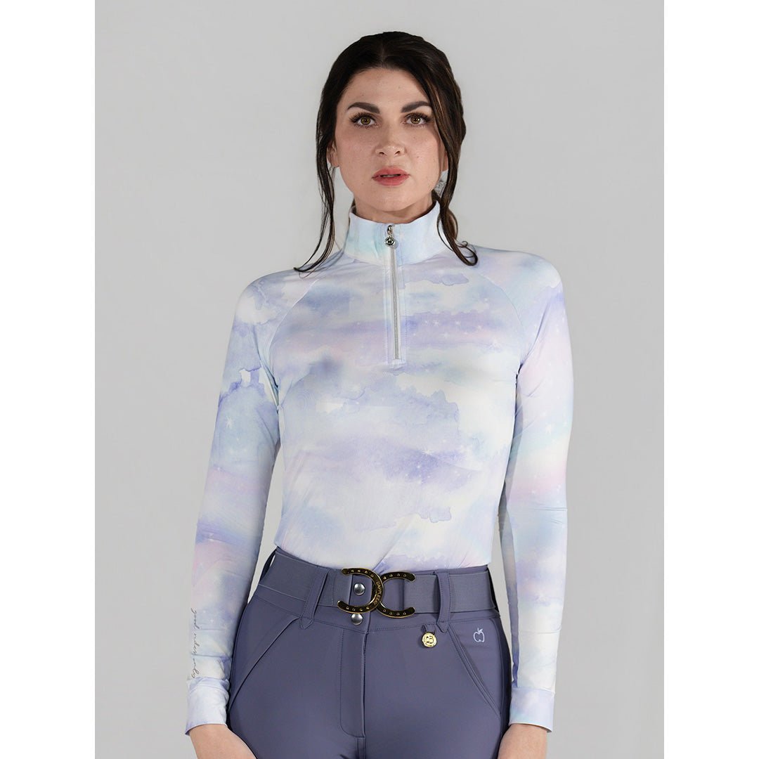 Dapplebay Opalite Skies 1/4 Zip LS Riding Top - Breeches.com - Equiluxe Tack