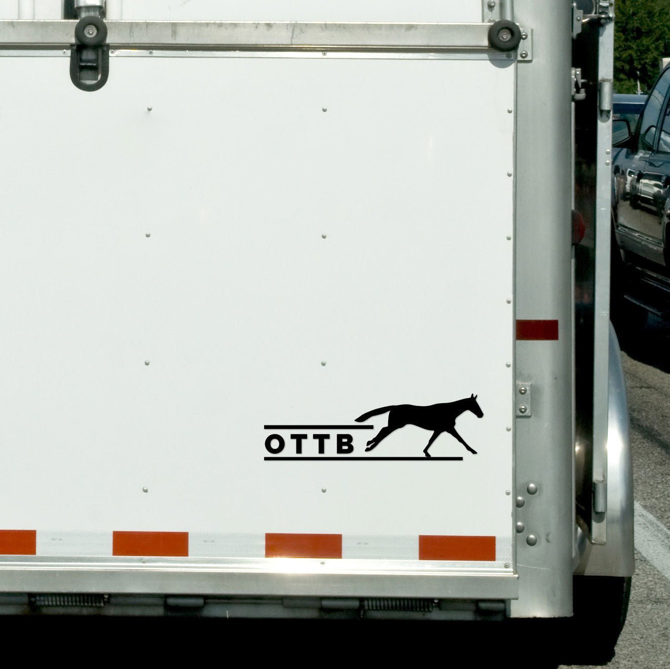 Dapplebay OTTB - Vinyl Decal - Black - Dapplebay - Equiluxe Tack