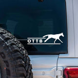 Dapplebay OTTB - Vinyl Decal - White - Dapplebay - Equiluxe Tack