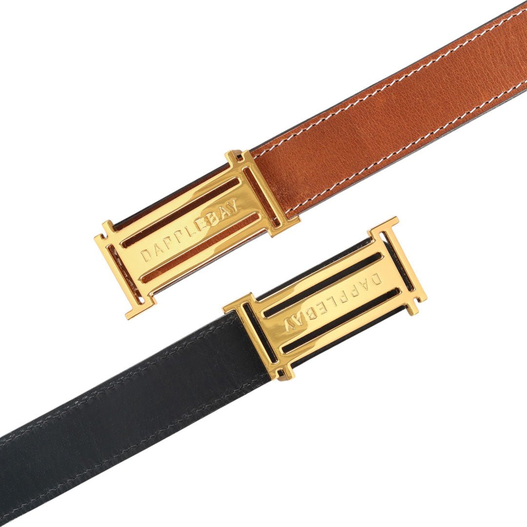 Dapplebay Reversible Jump Belt - Gold - Dapplebay - Equiluxe Tack