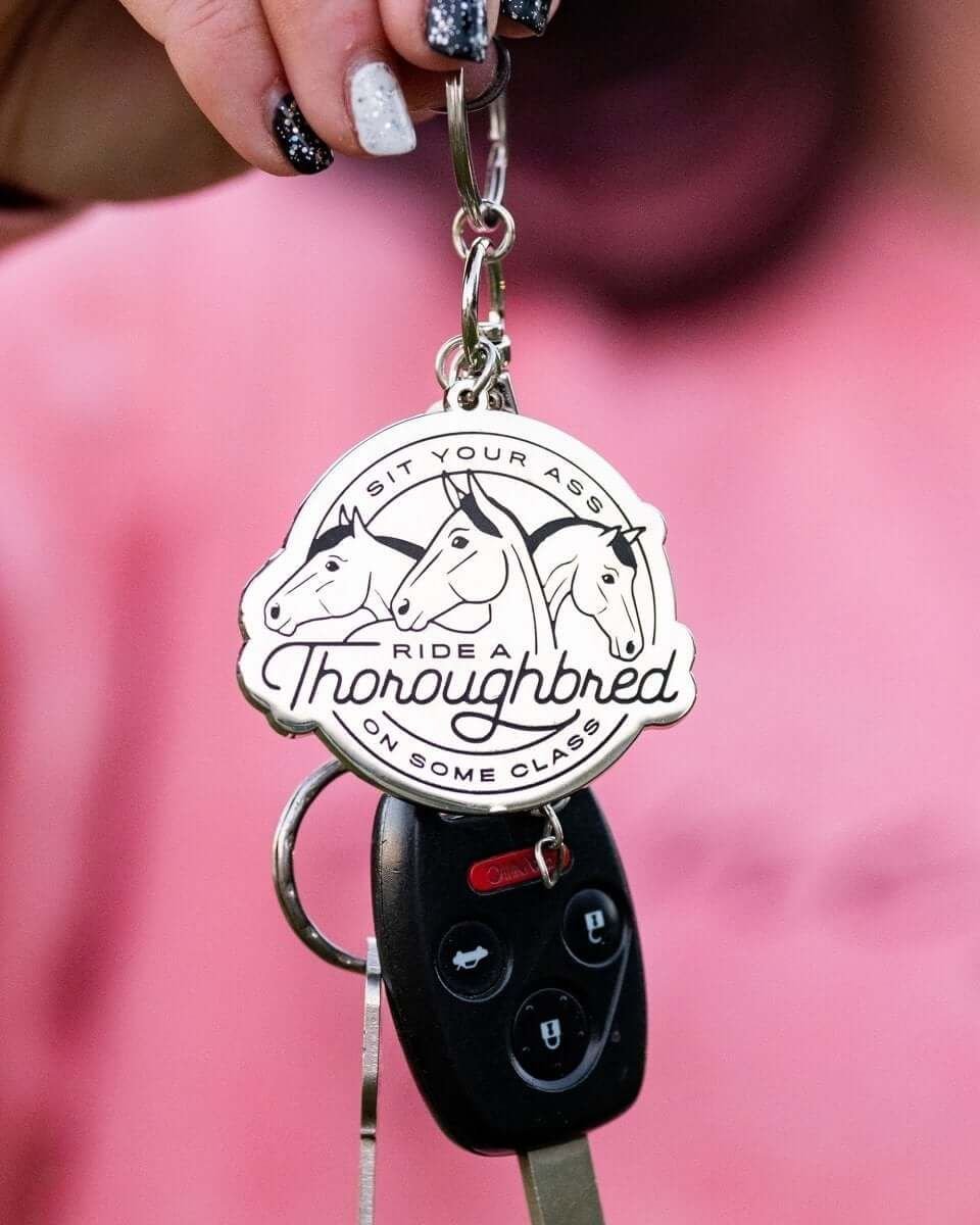 Dapplebay Ride A Thoroughbred - Keychain - Dapplebay - Equiluxe Tack