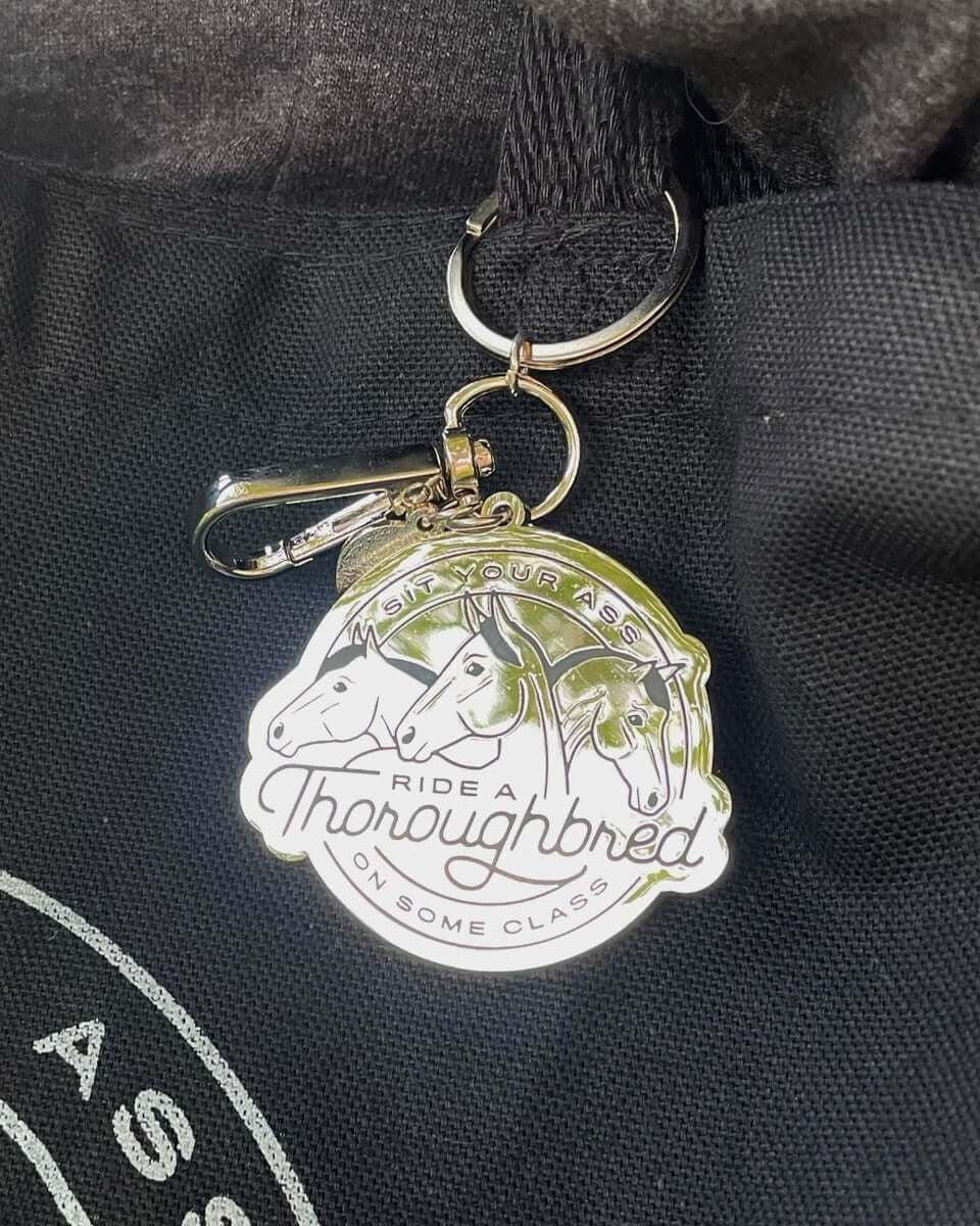 Dapplebay Ride A Thoroughbred - Keychain - Dapplebay - Equiluxe Tack