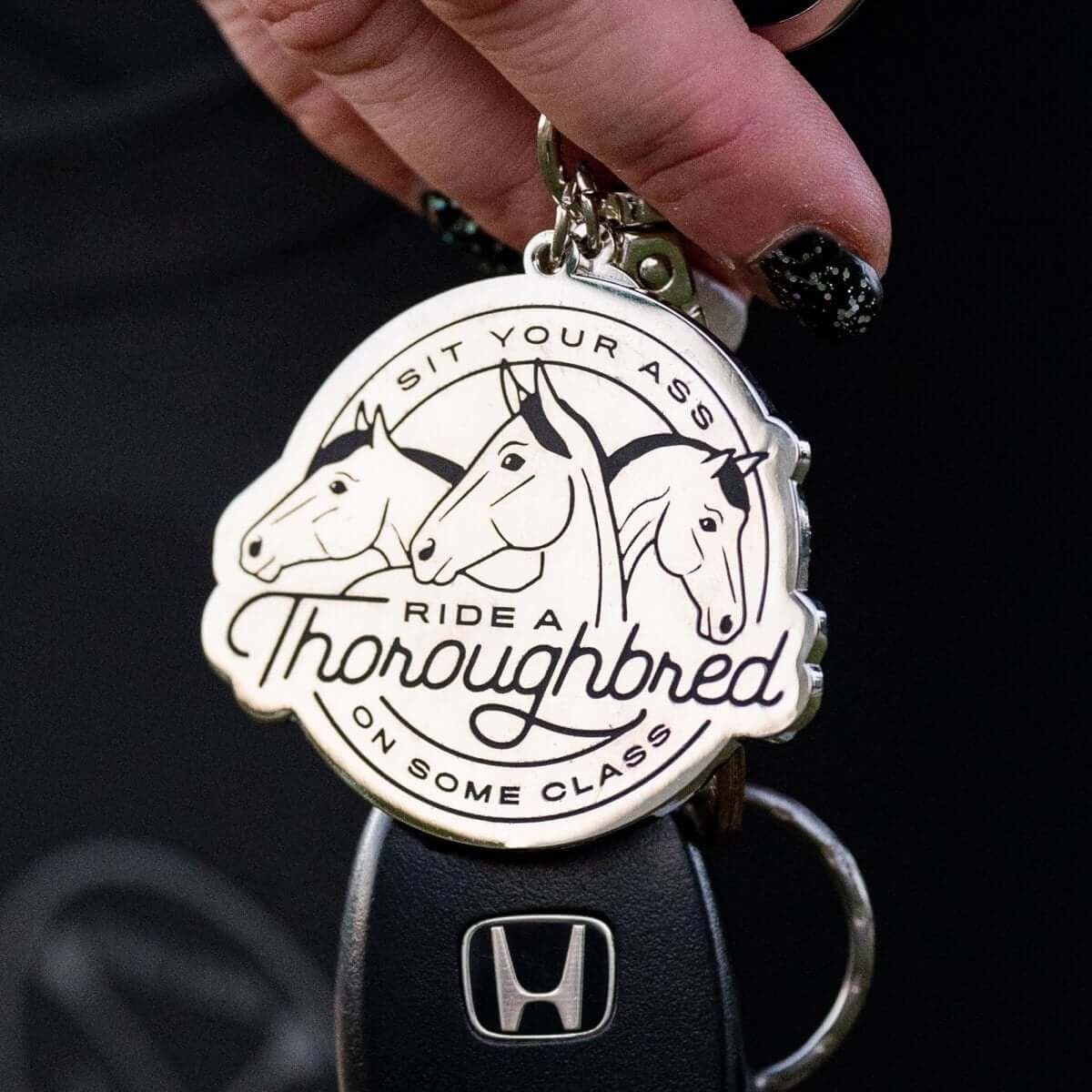 Dapplebay Ride A Thoroughbred - Keychain - Dapplebay - Equiluxe Tack
