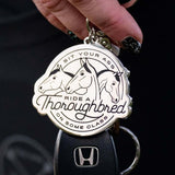 Dapplebay Ride A Thoroughbred - Keychain - Dapplebay - Equiluxe Tack
