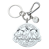 Dapplebay Ride A Thoroughbred - Keychain - Dapplebay - Equiluxe Tack