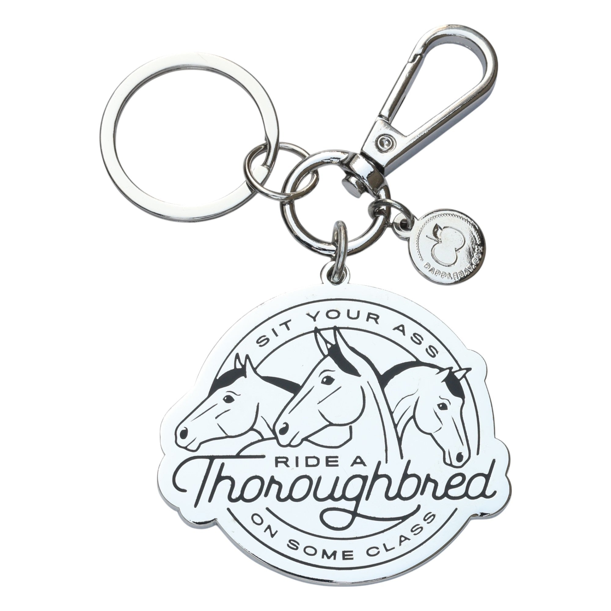 Dapplebay Ride A Thoroughbred - Keychain - Dapplebay - Equiluxe Tack