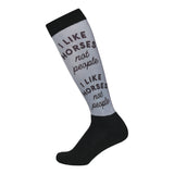 Dapplebay Slick Boot Socks - I Like Horses - Dapplebay - Equiluxe Tack
