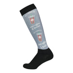 Dapplebay Slick Boot Socks - Iced Coffee & Horses - Dapplebay - Equiluxe Tack